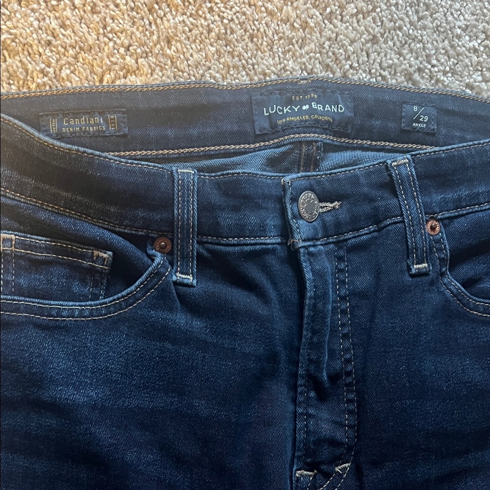 Lucky Brand Women’s Deep Indigo Skinny Jeans